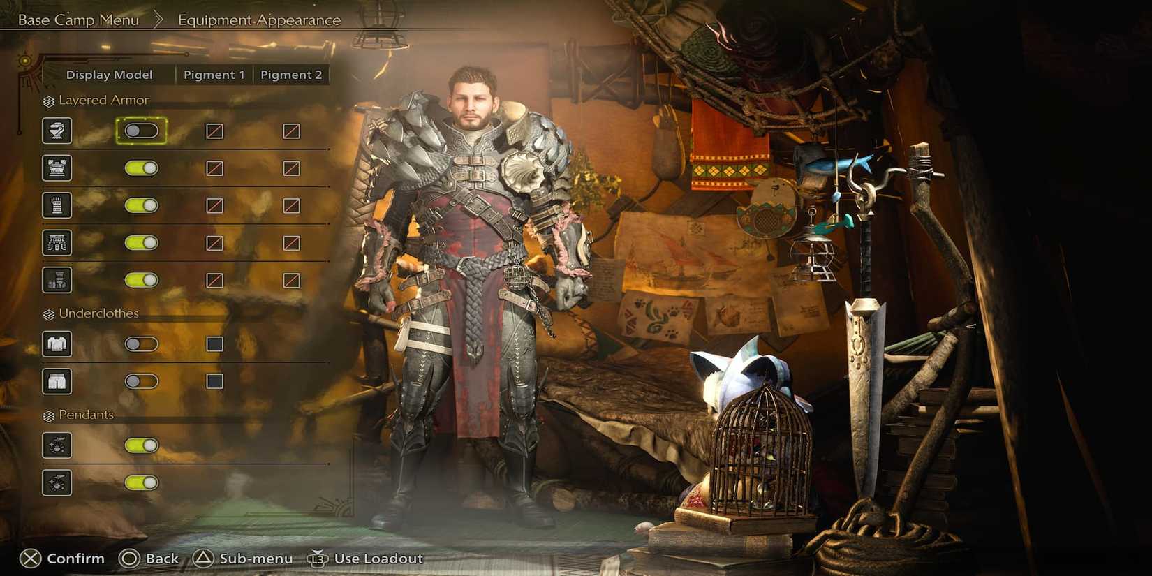 The Player Changing The Appearance Of Their Armor 