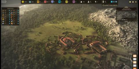 A Medium Sized Town Surrounded By Woodland in Memoriapolis