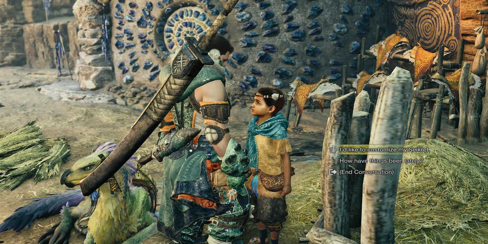 The Player Talking To Nona 