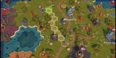 The World Map in For The King 2