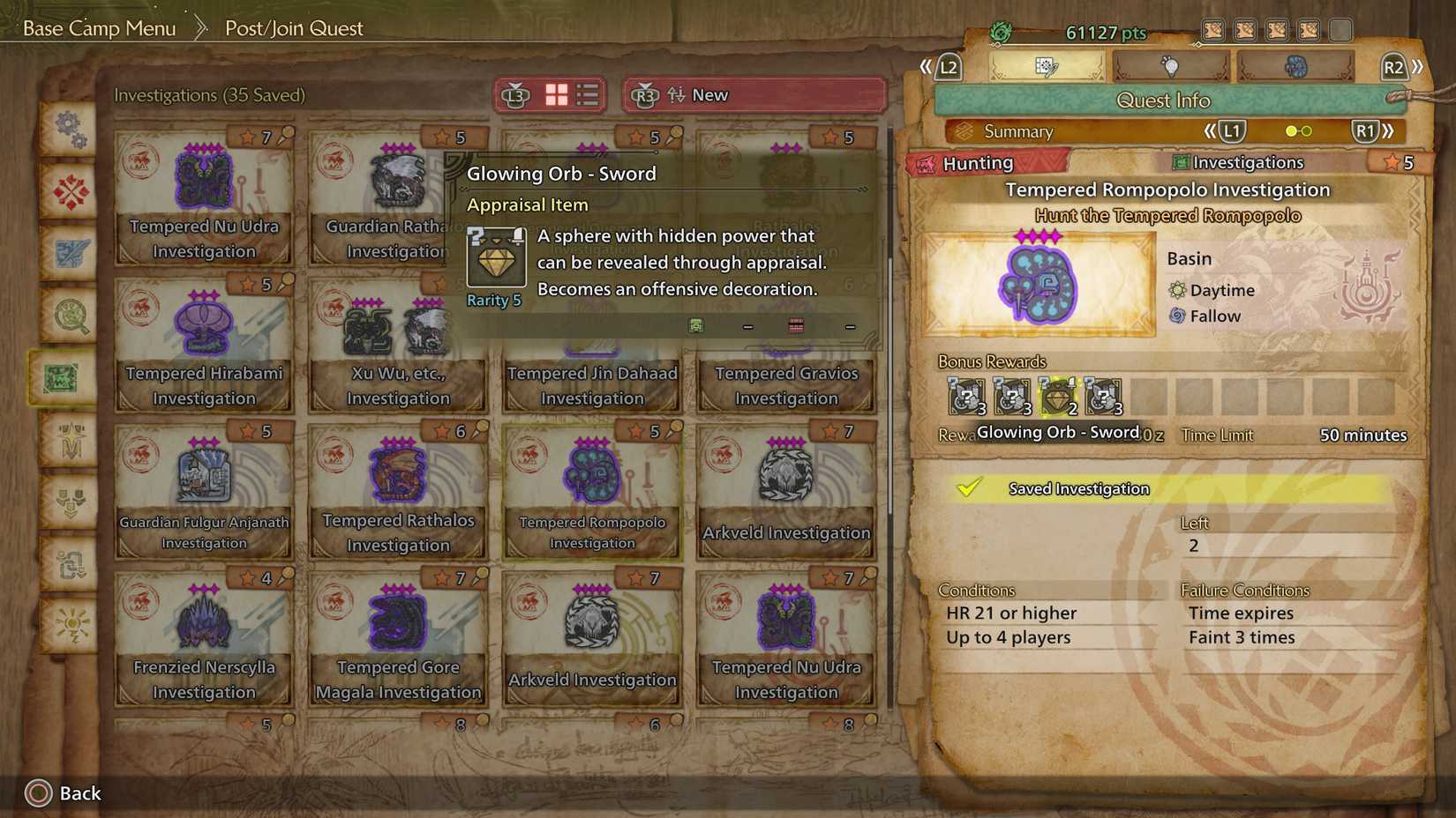 MH Wilds Glowing Orb Reward