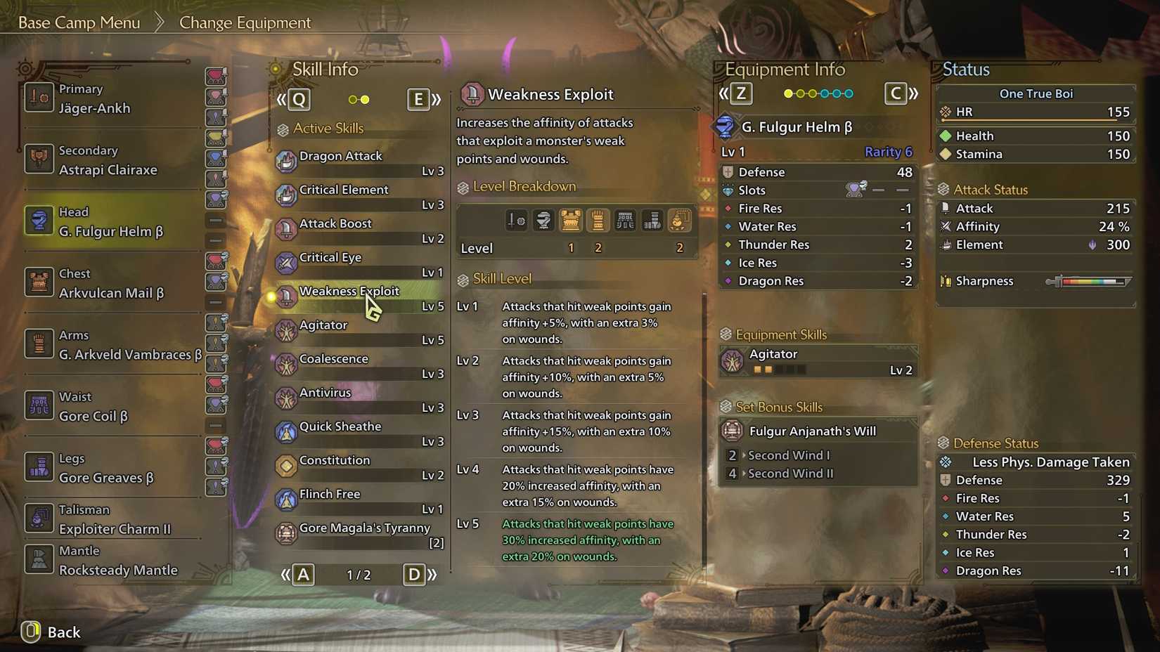 MH Wilds Weakness Exploit Skill description