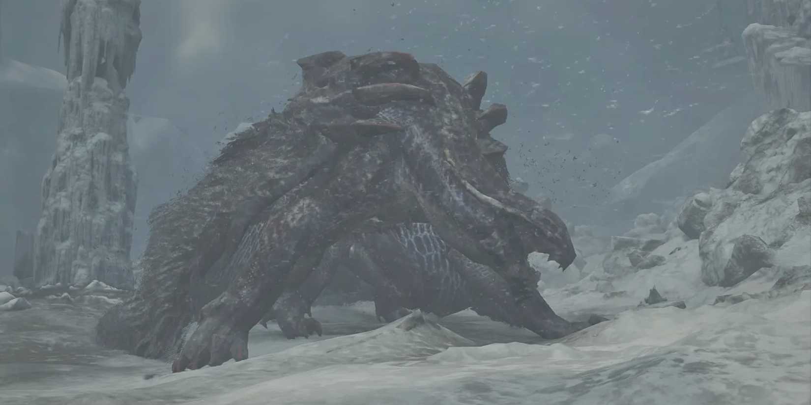 Rasendes Monster in Monster Hunter Wilds