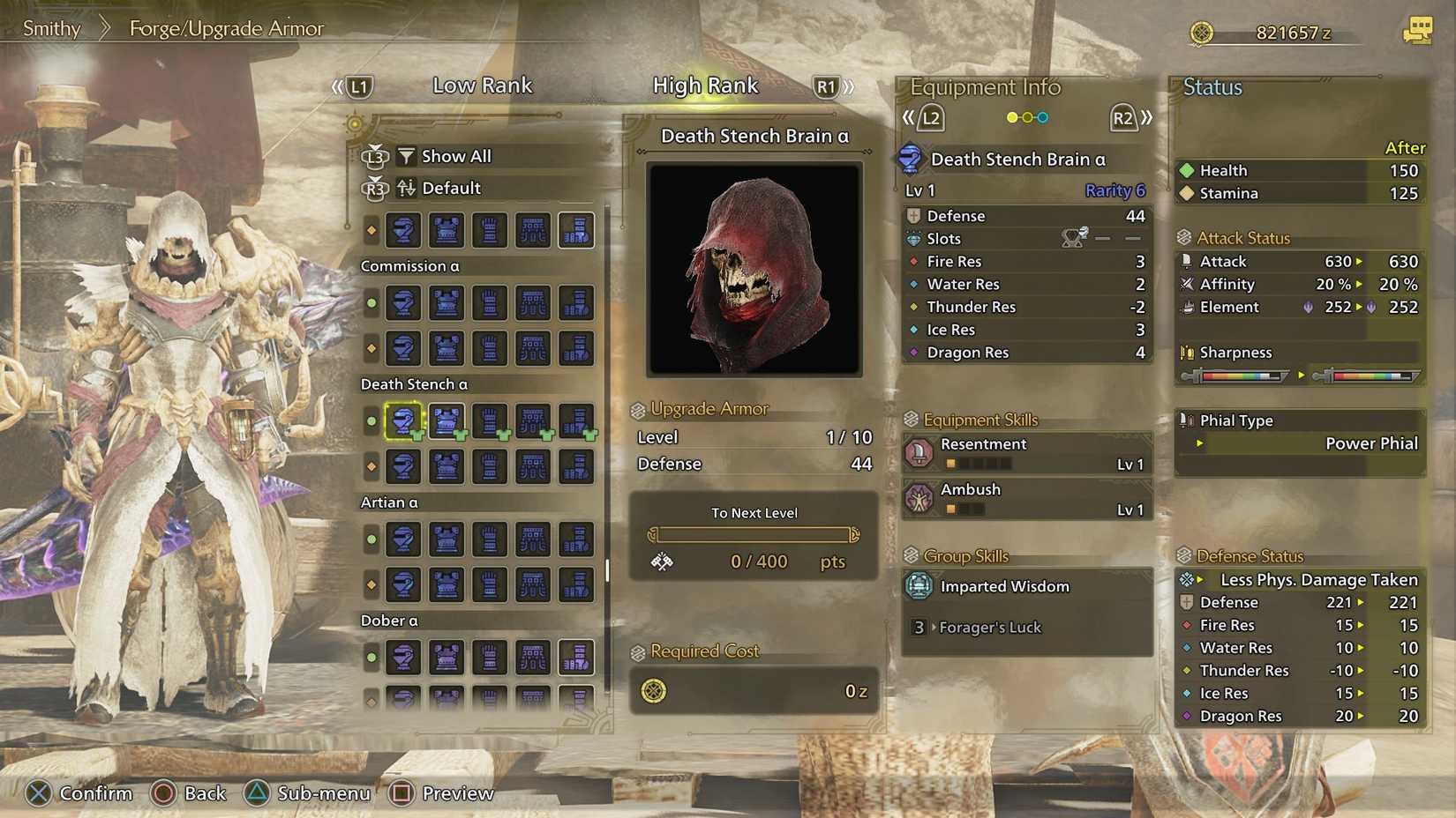 Todesgestank-Rüstungsset