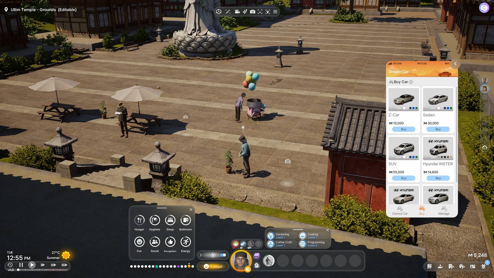 inZOI_Smartphone_Dream Car