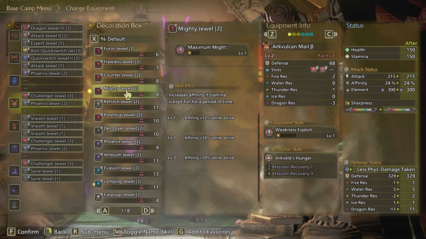 MH Wilds Mighty Jewel Description