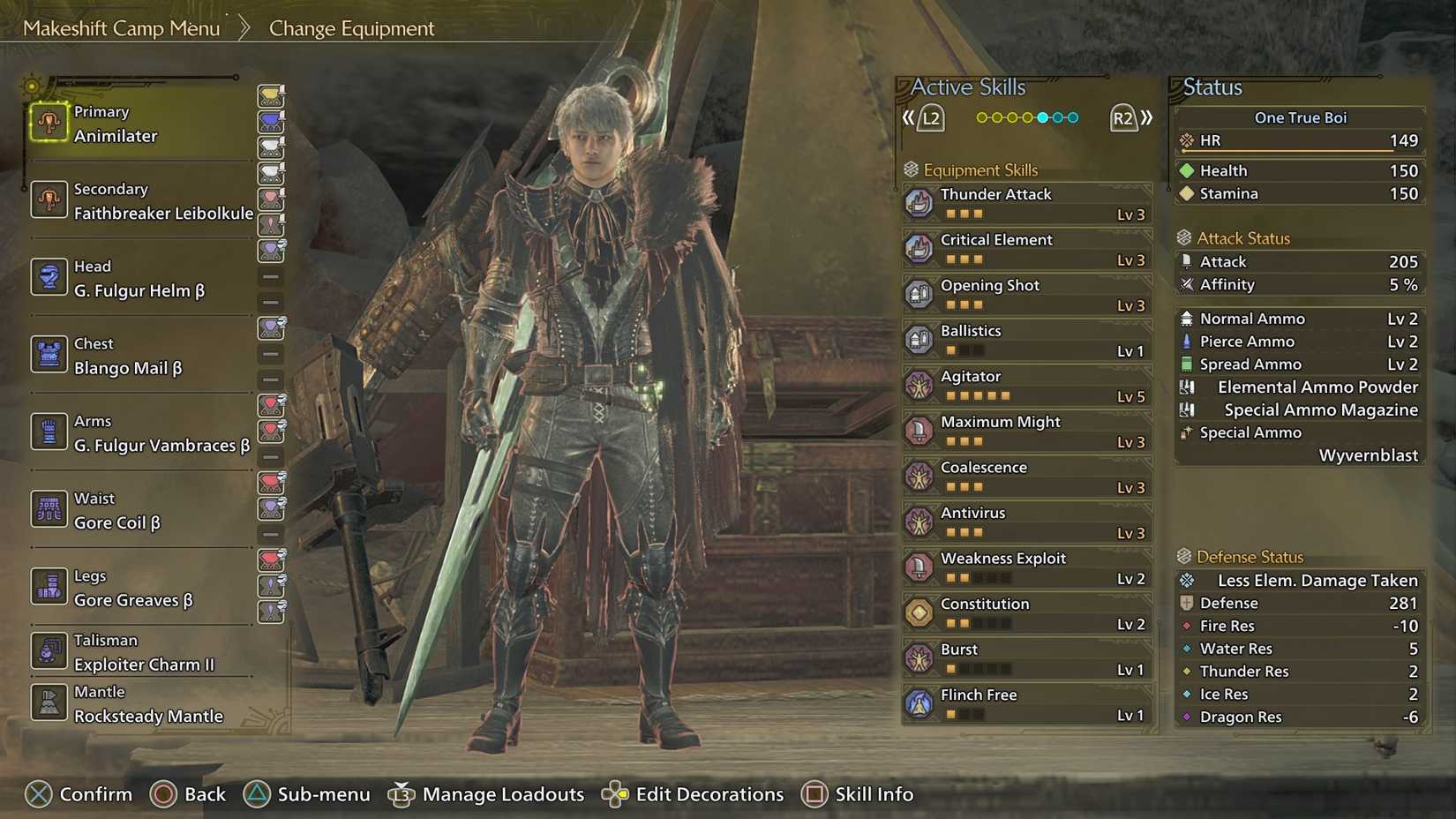 MH Wilds Elemental Light Bowgun build