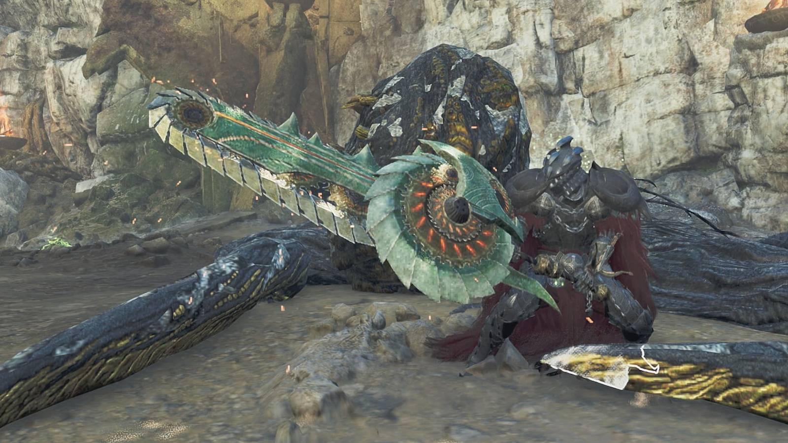 MH Wilds Xu Wu hunt with Switch Axe