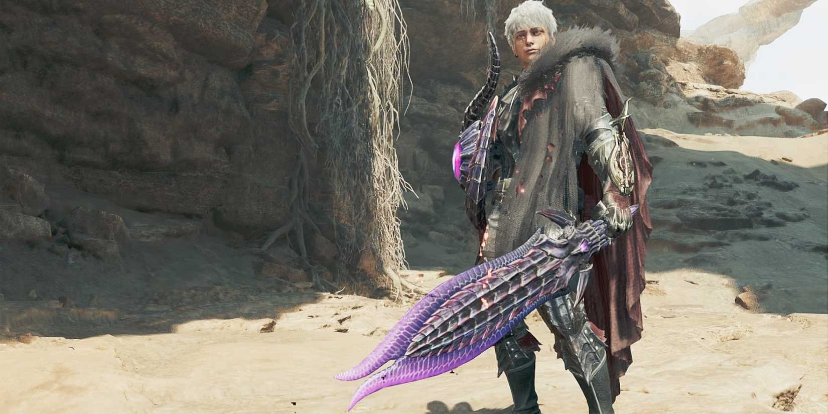 MH Wilds Gore Magala Sword and Shield with Convert Element