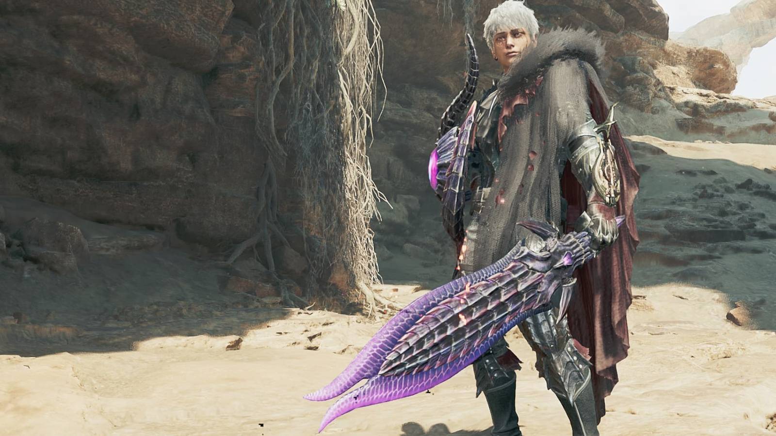 MH Wilds Gore Magala Sword and Shield with Convert Element