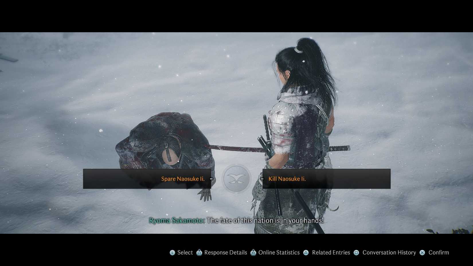 Rise of the Ronin Spare or Kill Red Demon