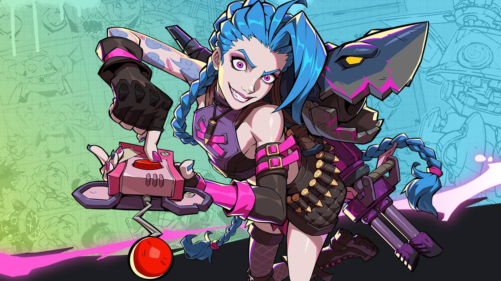 2xko jinx character art