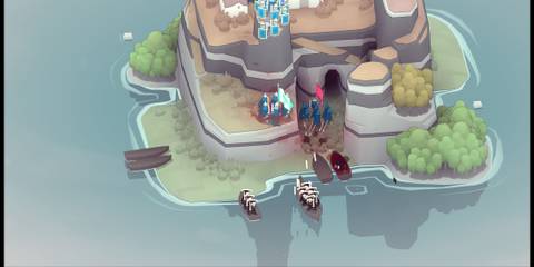 Archers Defending an Island in Bad North