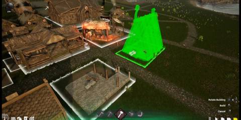 Placing a Building in Land of the Vikings