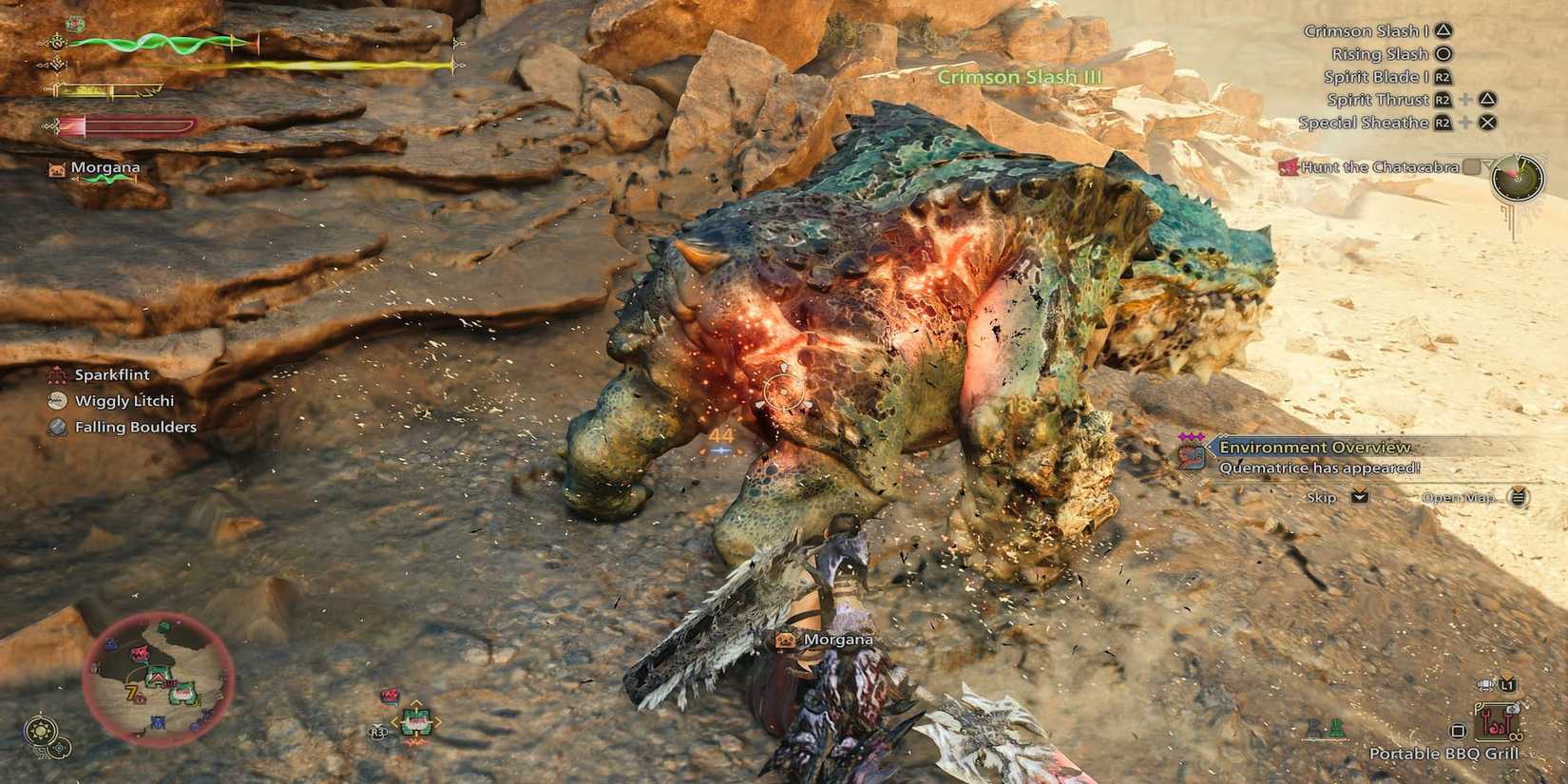 The Player Landing A Critical Hit 