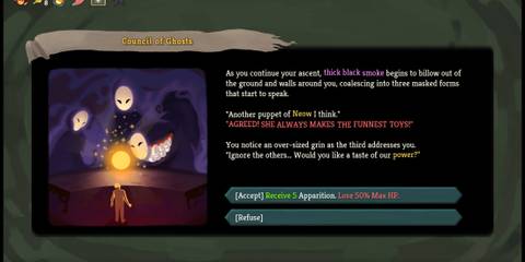 An Event Choice In Slay the Spire