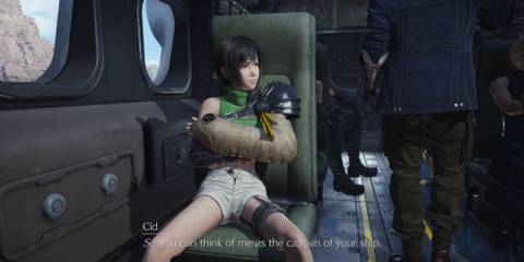 An image of Yuffie in the Yuffie Intergrade mod for Final Fantasy 7 Rebirth