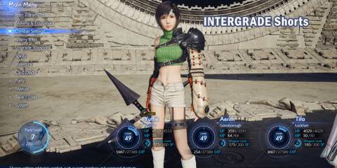 An image of Yuffie in the Yuffie Intergrade mod for Final Fantasy 7 Rebirth