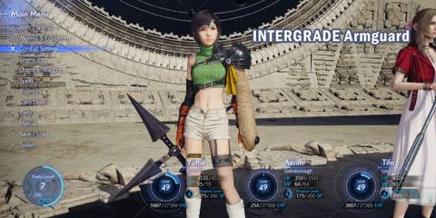 An image of Yuffie in the Yuffie Intergrade mod for Final Fantasy 7 Rebirth
