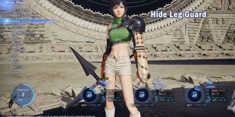 An image of Yuffie in the Yuffie Intergrade mod for Final Fantasy 7 Rebirth