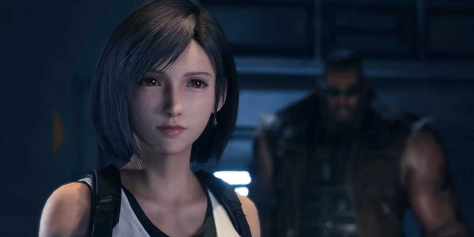 An image of Tifa from Final Fantasy VII remake in the Short Hair mod