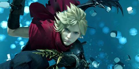 Cloud Strife in the Kingdom Hearts outfit mod for FF7 Rebirth