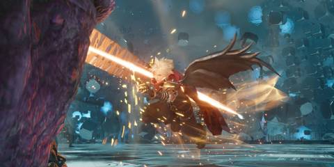 An image of Cloud Strife in the Kingdom Hearts outfit mod for Final Fantasy 7 Rebirth mod