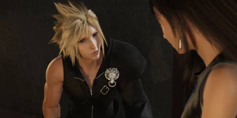 An image of Cloud Strife in the Advent Children mod for Final Fantasy 7 Rebirth mod