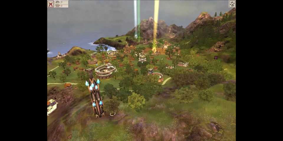 A Medium Sized Town in Black & White 2