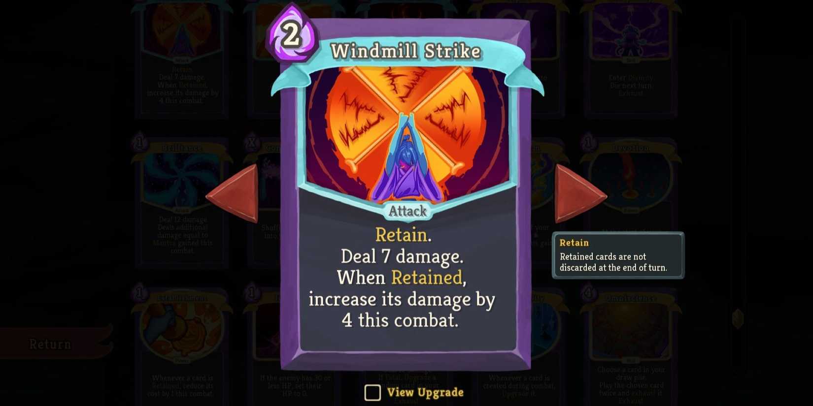 Windmill strike purple card info