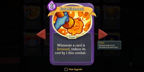 Establishment purple card info