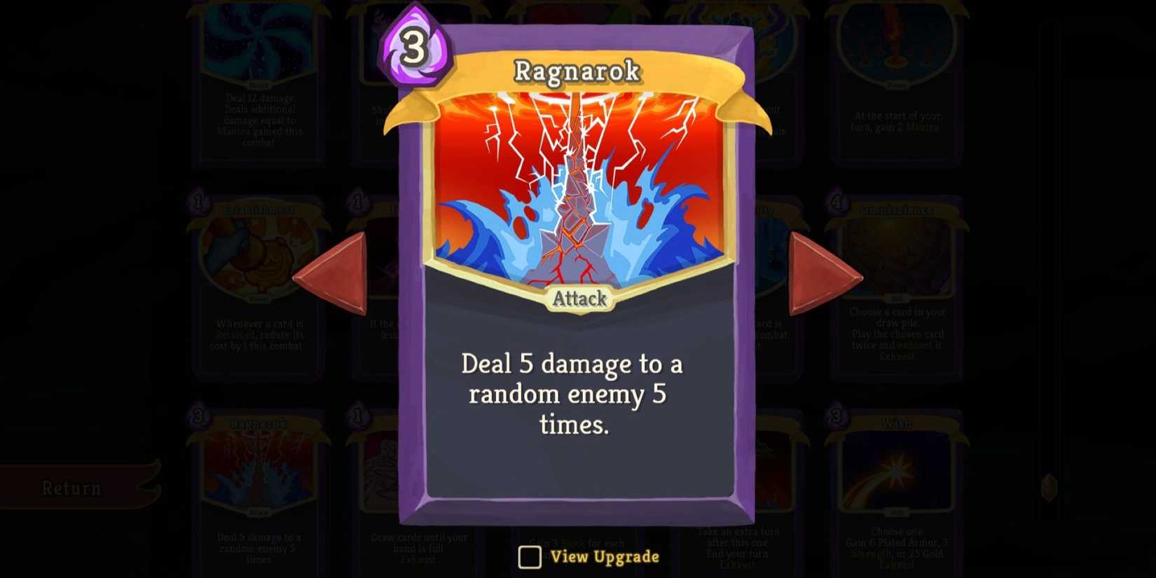 Ragnarok purple card info