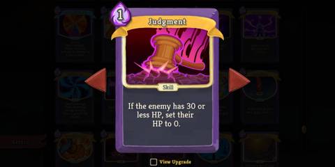 Judgment purple Watcher card description