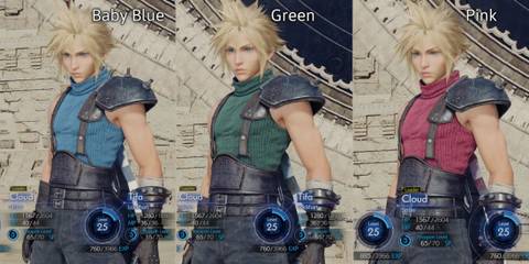 An image of Cloud Strife in the texture tweaks mod for Final Fantasy 7 Rebirth 