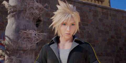 An image of Cloud Strife in the texture tweaks mod for Final Fantasy 7 Rebirth 