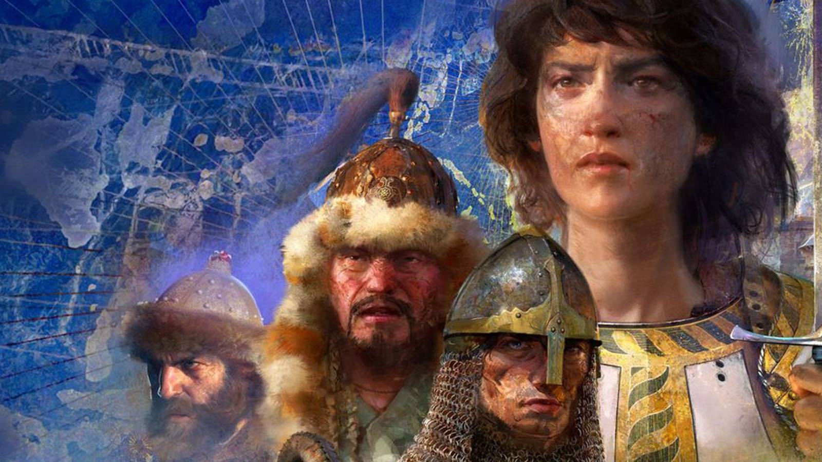 A group of characters from Age of Empires 4 