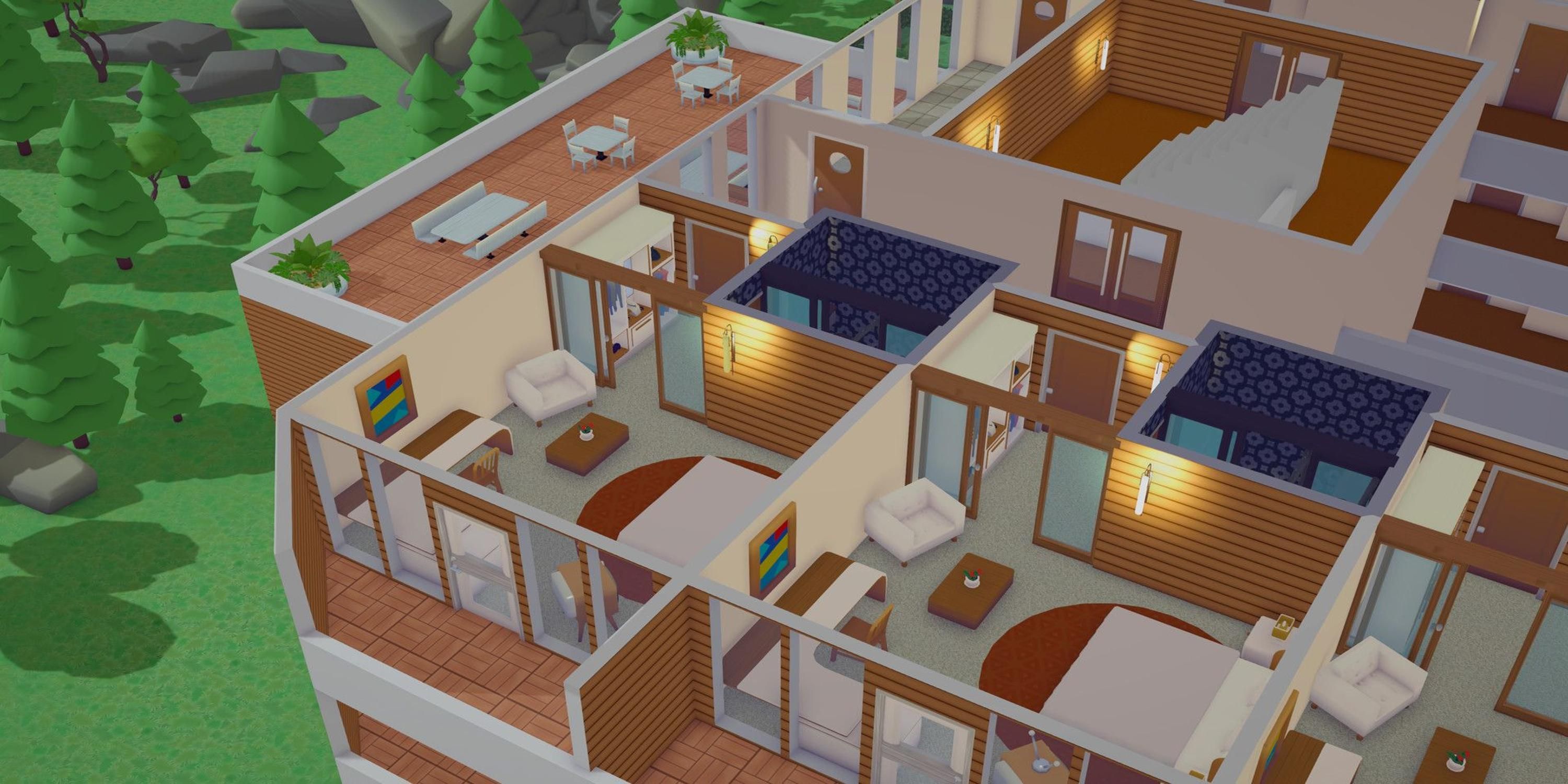 A view of different rooms in Hotel Magnate