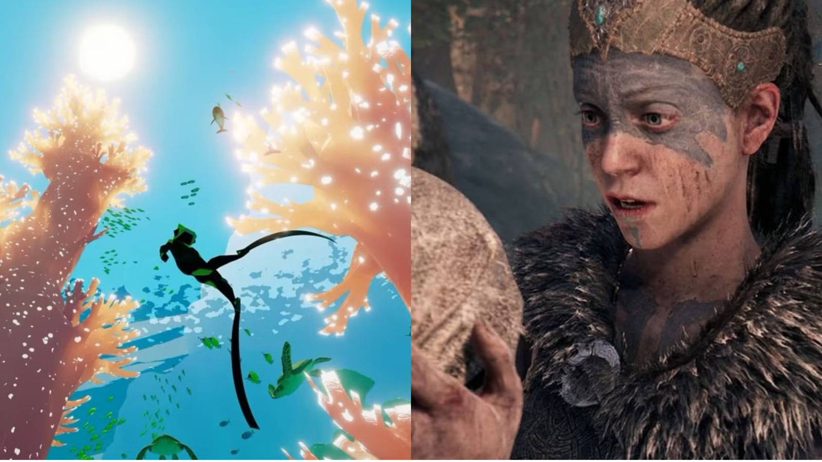 Abzu and Hellblade Senua’s Sacrifice