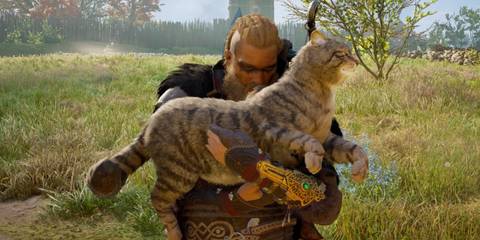 AC Valhalla Eivor and Cat