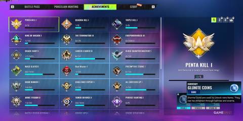 Achievements in FragPunk