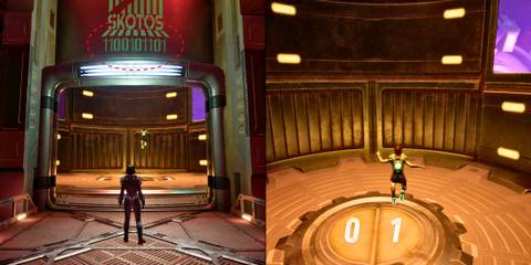 Activating Secret Elevator In Maximum Security Sublevel in Split Fiction