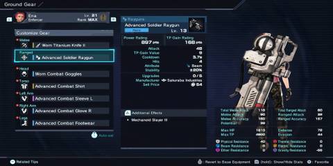 Advanced Soldier Raygun in Xenoblade Chronicles X Definitive Edition