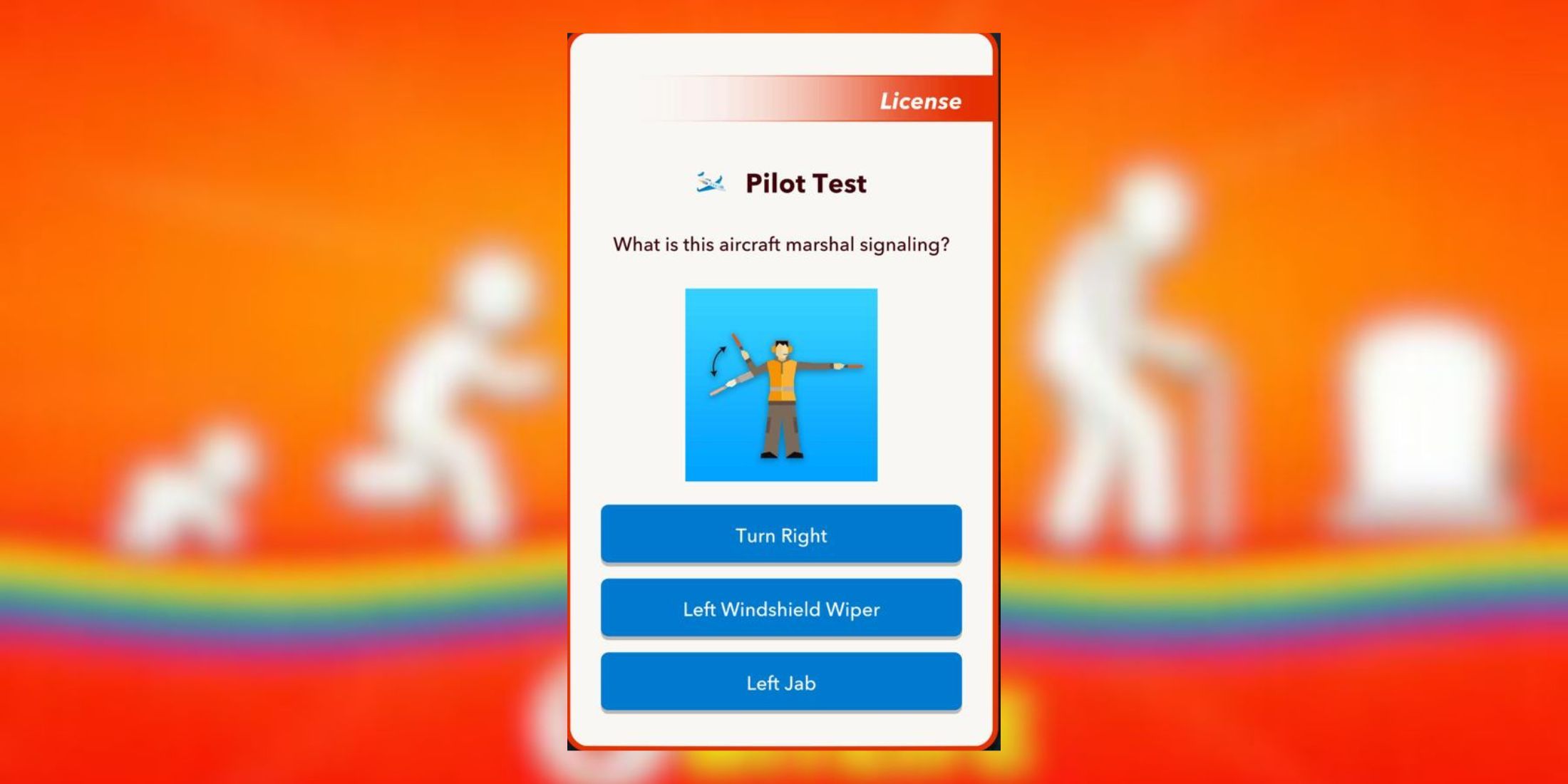 aircraft marshal signals pilot test bitlife 