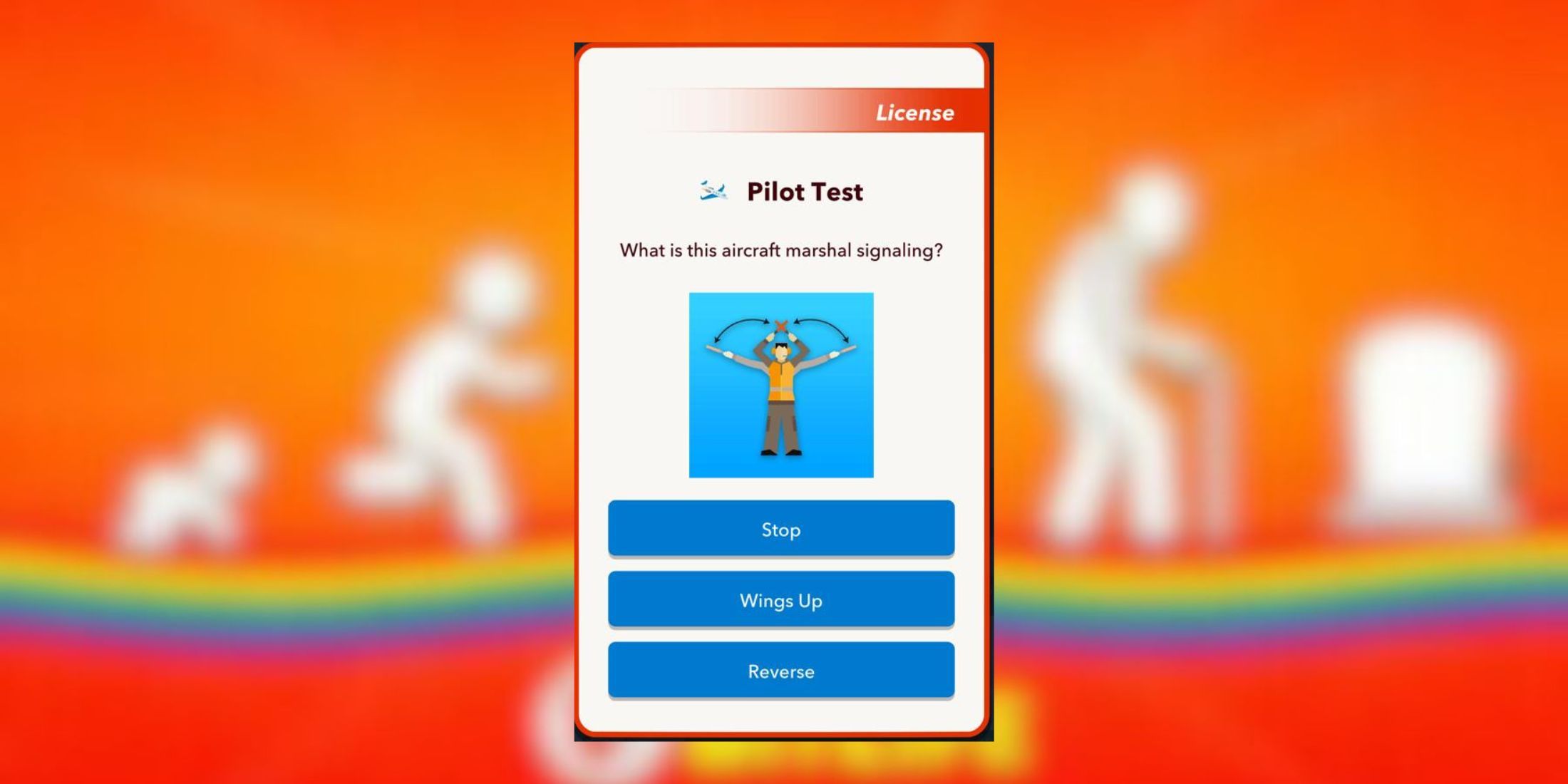 aircraft marshal signals pilot test bitlife 