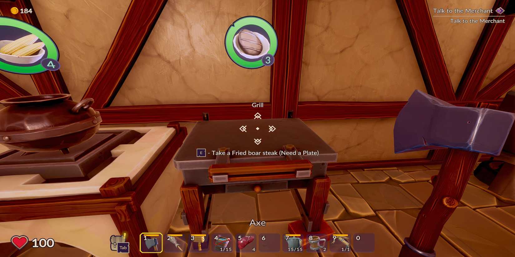 Ale & Tale Tavern Boar Steak