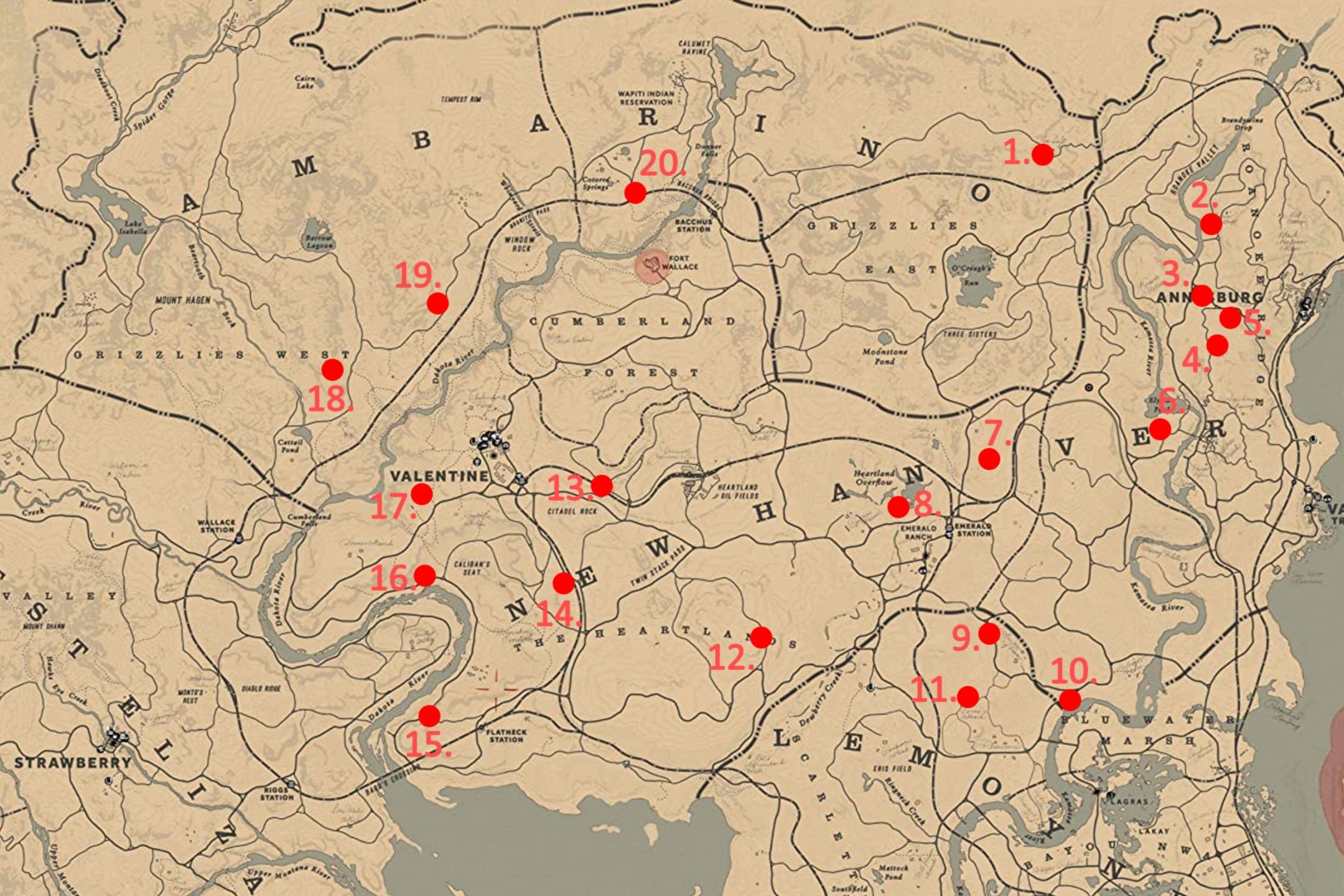 All Dreamcatchers Maps