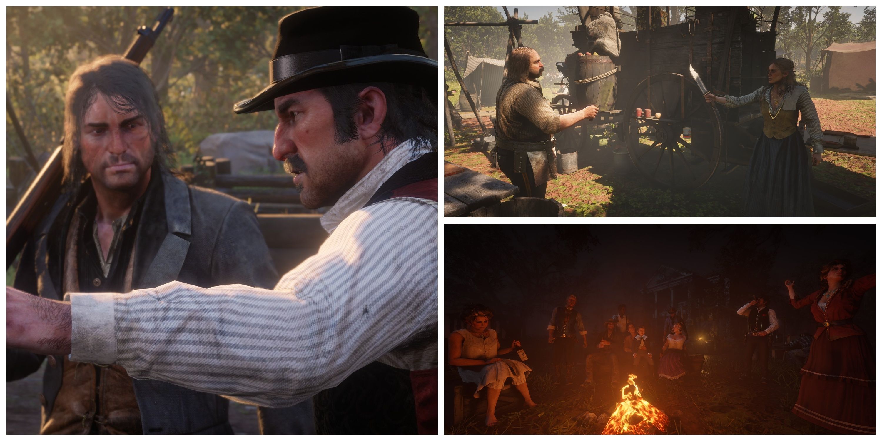 all van der linde gang camps in rdr2