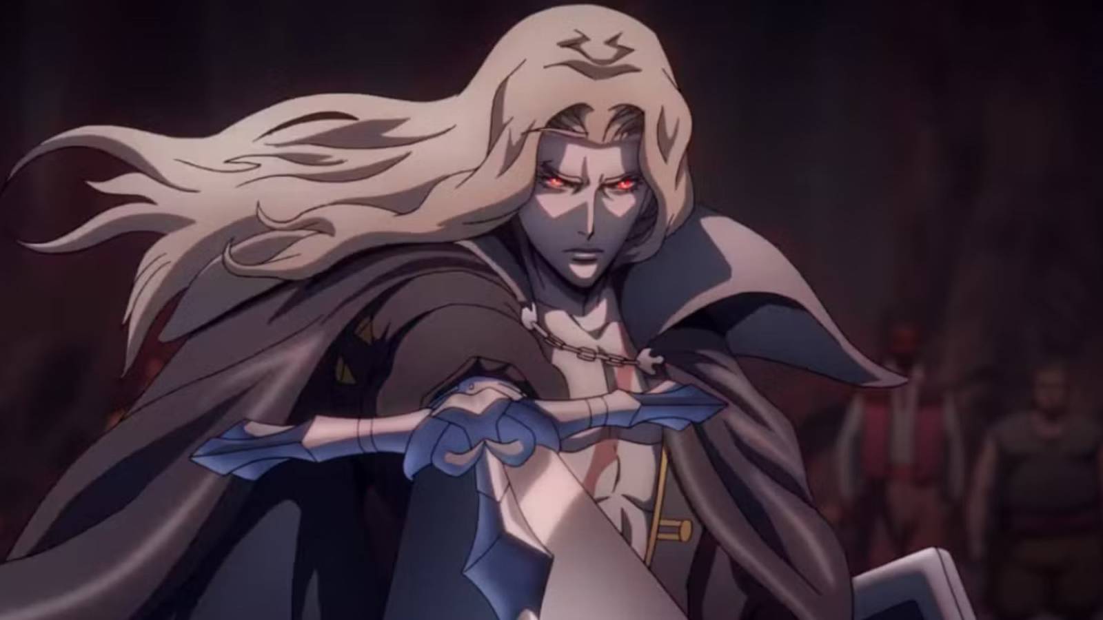 Alucard in the Castlevania anime 4
