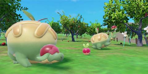 Appletun's Pokedex image from Scarlet & Violet