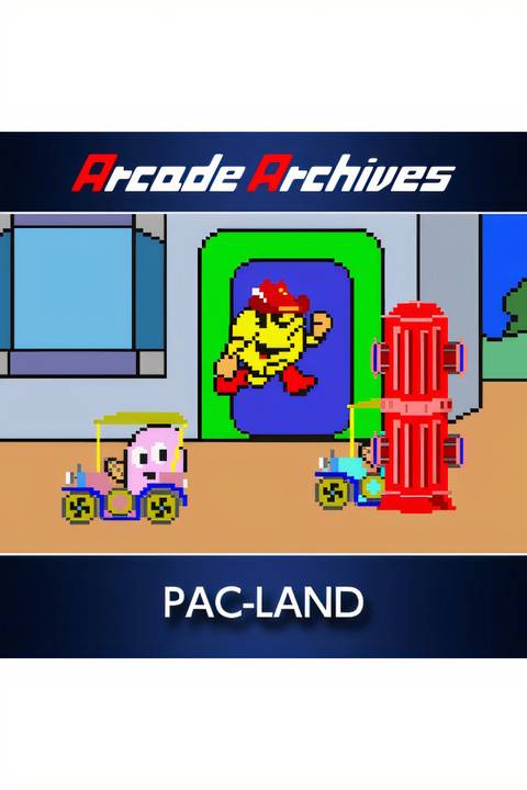 Arcade Archives PAC-LAND Tag Page Cover Art